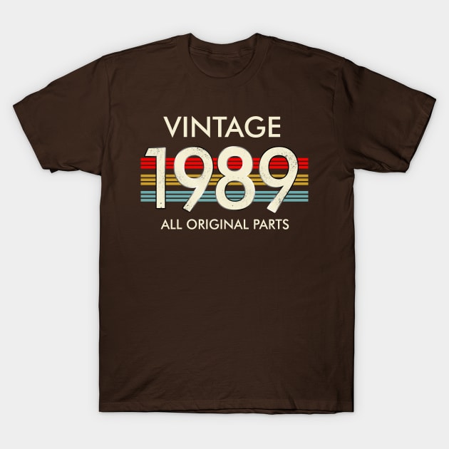 Vintage 1989 All Original Parts T-Shirt by louismcfarland